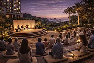 Amphitheatre at Lodha Elise Worli